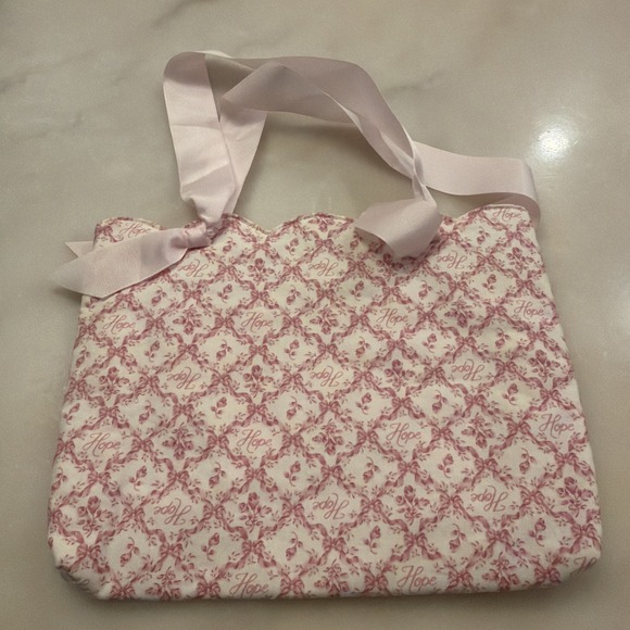 Longaberger 2009 Horizons Of Hope Tote Bag Purse Breast Cancer Awareness Pink - Picture 5 of 8